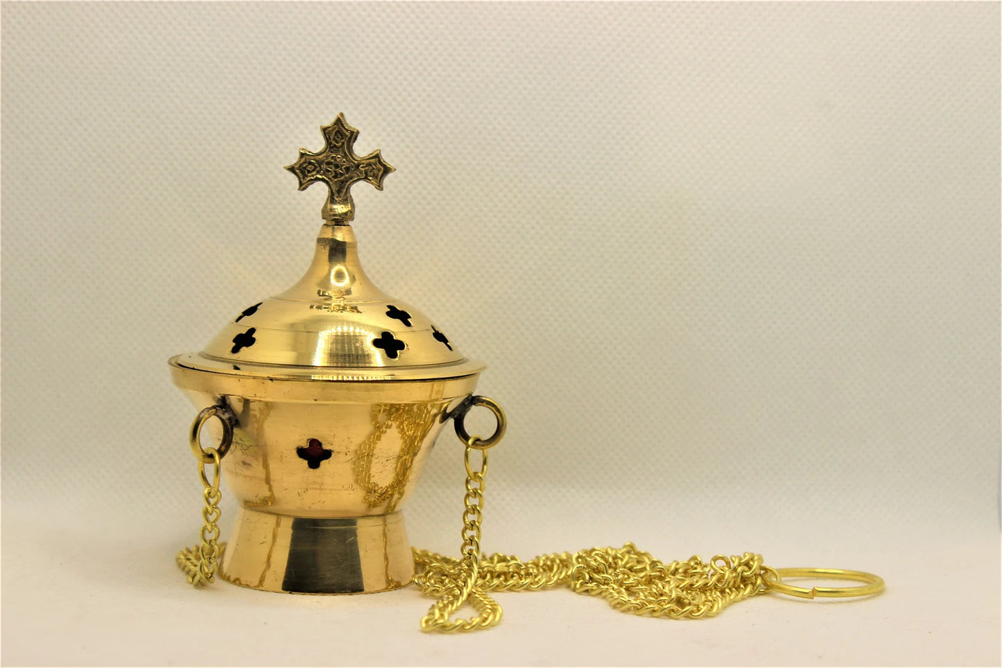 Brass orthodox incense burner