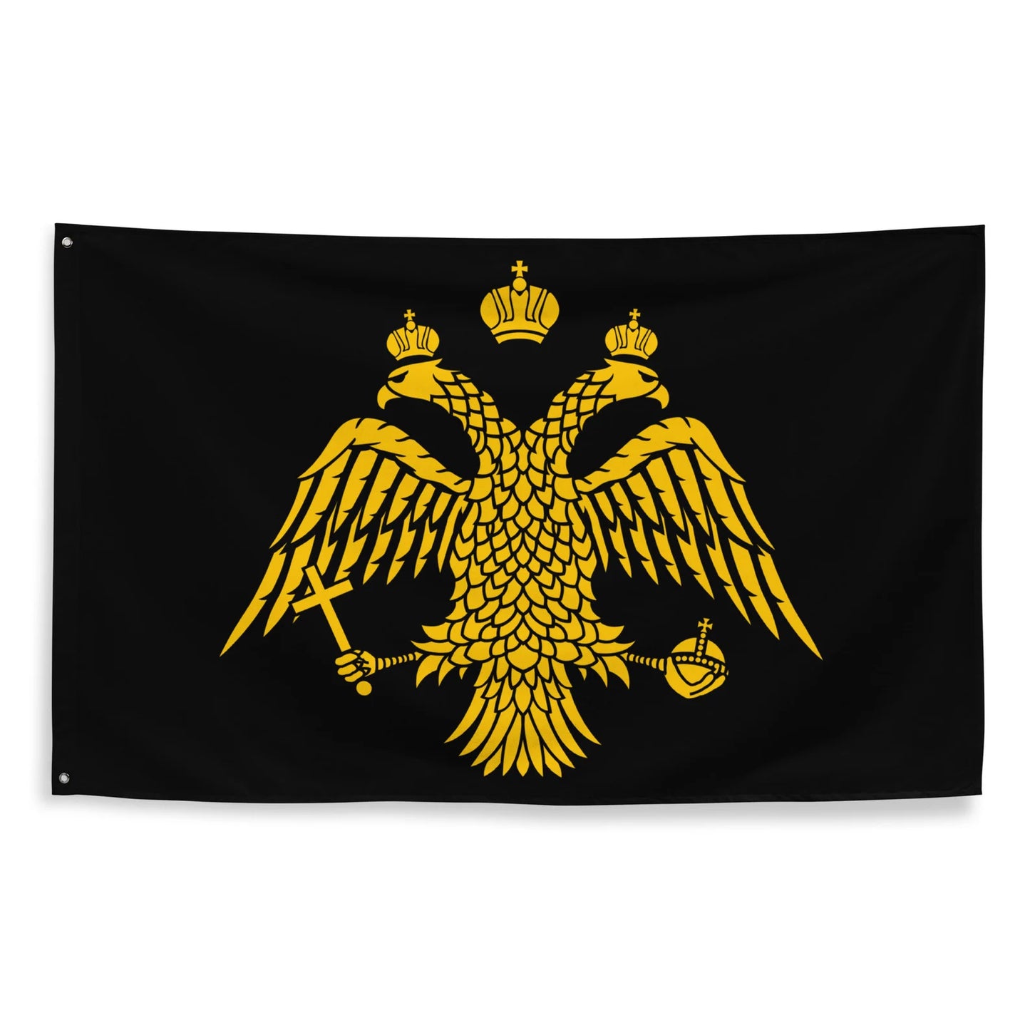 Byzantine Imperial flag black & gold