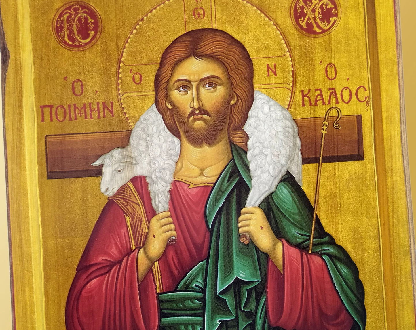 Christ the good shepherd icon