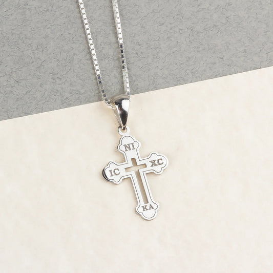 IC XC silver chain