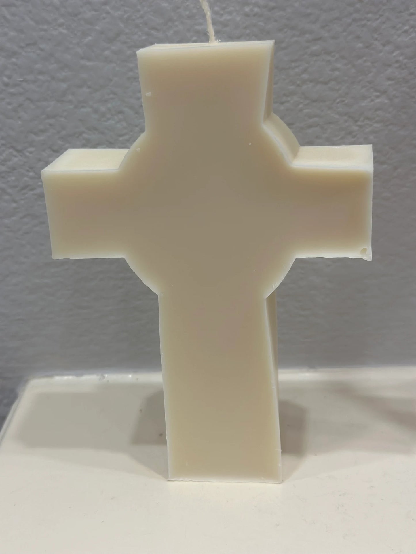 Jesus crucifix candle